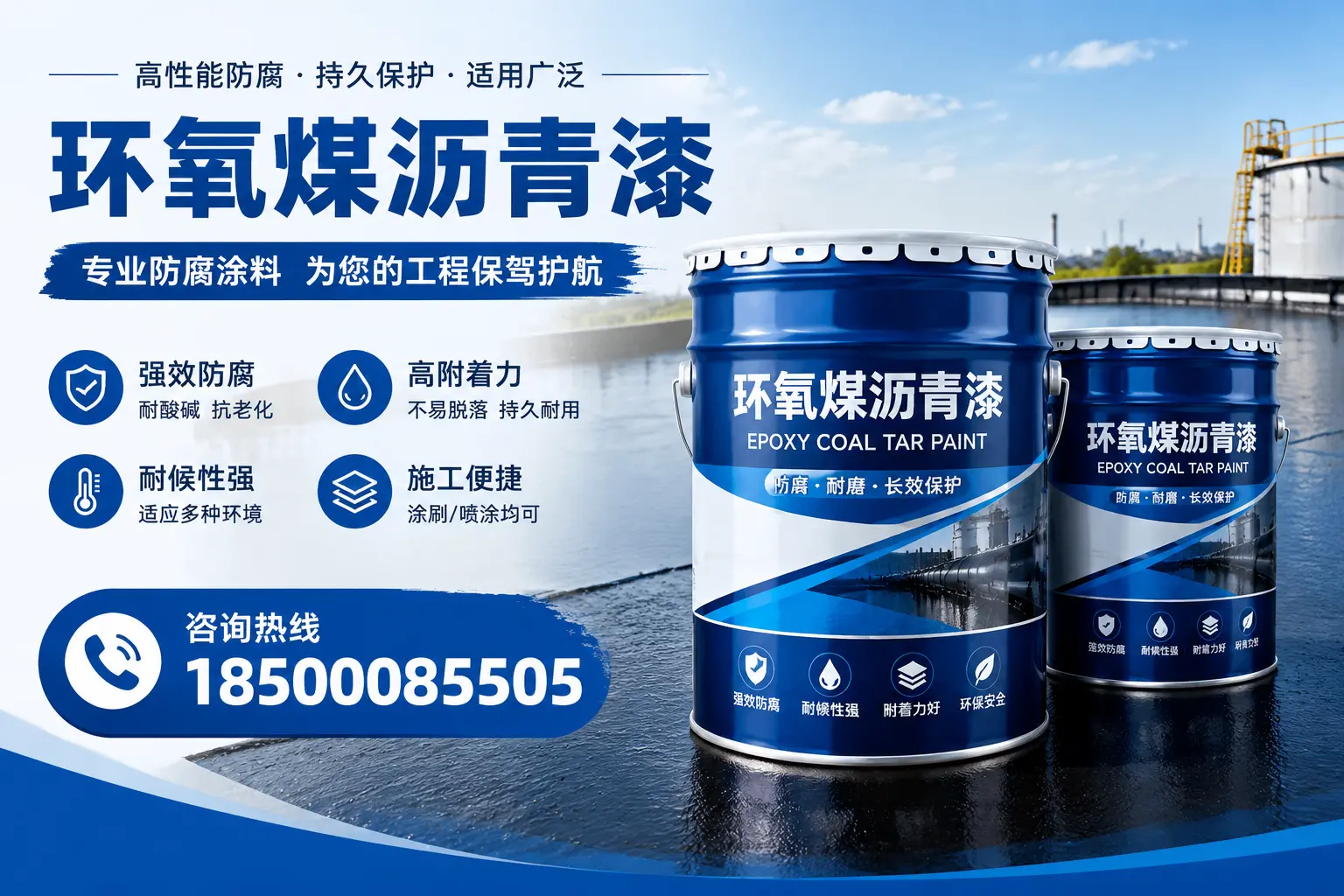 环氧煤沥青漆与其他漆类的比较，秦皇岛用户的选择依据
